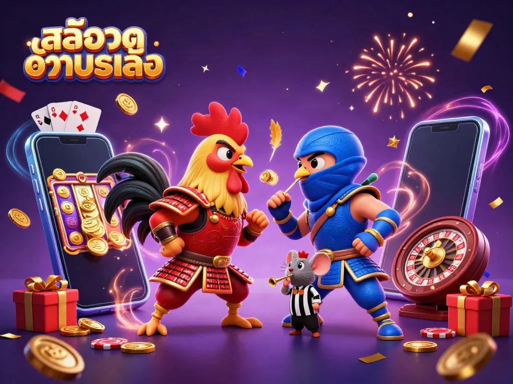 การต่อสู้ของไก่ในชุดเกราะกับการ์ดเกมส์สล็อตทดลองเล่นที่เต็มไปด้วยความตื่นเต้น