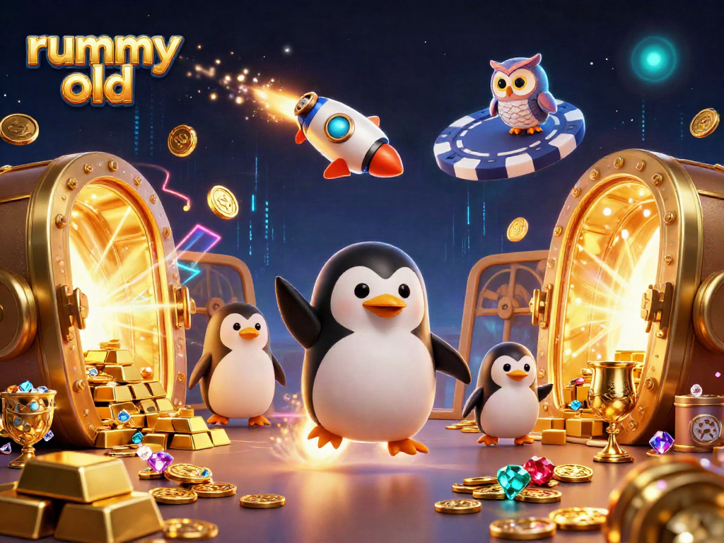Experience thrilling gameplay and thrilling rewards with rummy old in this vibrant casino space adventure.