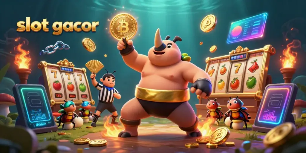 Experience the thrill of slot gacor with vibrant characters and dynamic gameplay elements.