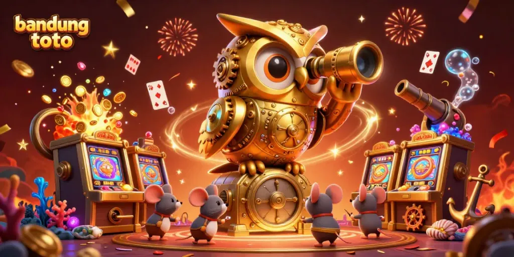 Experience thrilling gameplay at bandung toto with a dynamic casino scene featuring engaging elements and captivating visuals.