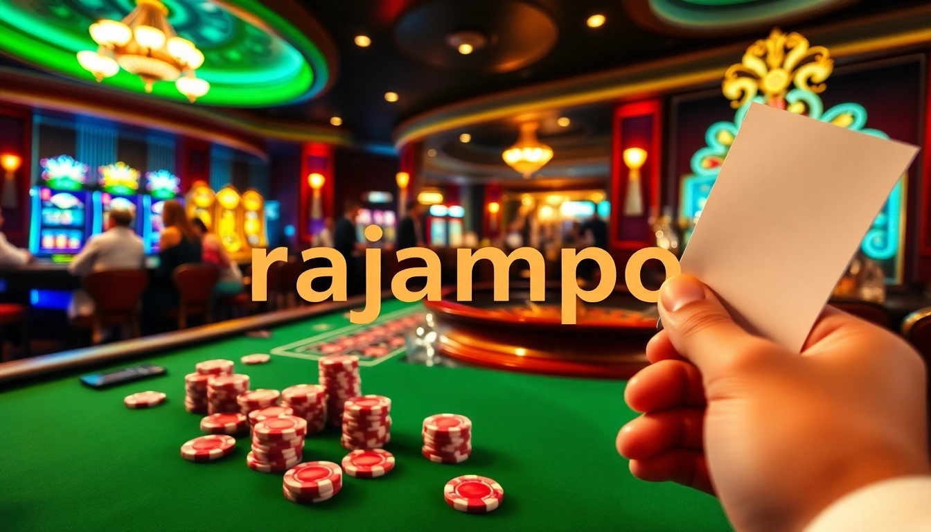 Rasakan keseruan kasino rajampo dengan mesin slot yang berwarna-warni dan permainan yang menarik.
