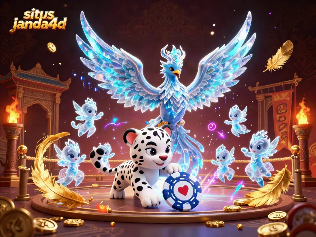 Menangkan permainan di situs janda4d dengan ilustrasi kasino 3D menarik yang menampilkan karakter ajaib.