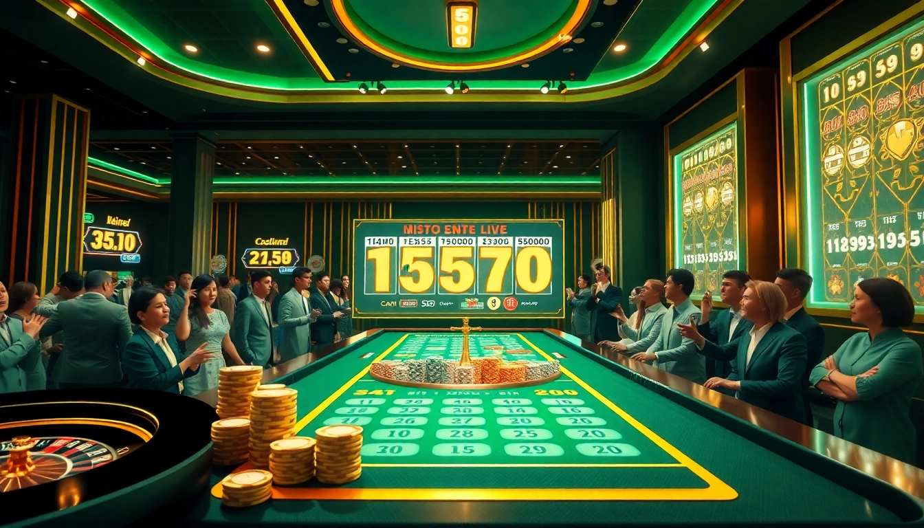 Experience the excitement of Tool xổ số siêu tốc in a vibrant casino environment.