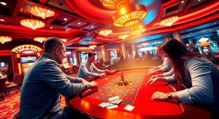 5777 bet লগইন অ্যাপ apk সহ ক্যাসিনো খেলায় অংশগ্রহণকারী প্লেয়ারদের উজ্জ্বল দৃশ্য।