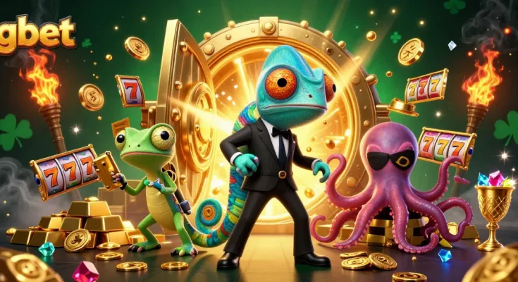 Engage in thrilling gameplay at gbet with vibrant slot games featuring dynamic reels and characters.