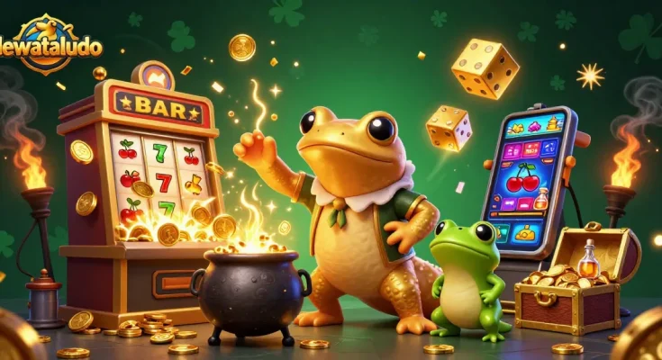 Menangkan permainan di dewataludo dengan grafis slot yang memukau dan koin emas!
